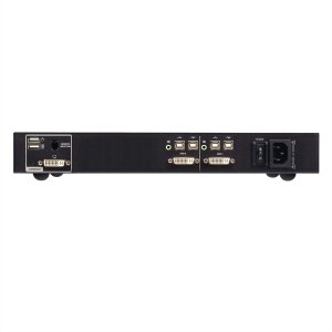 ATEN CS1182D4C 2-Port USB 4K DVI Secure KVM mit Card Reader