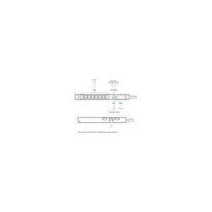 ATEN PG6308G 8P 1HE geschaltet 32A PDU