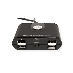 ATEN US224 USB 2.0-Peripheriegeräte-Switch mit 2 Ports