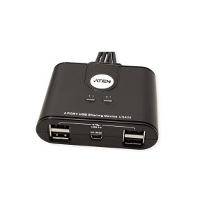 ATEN US424 USB 2.0-Peripheriegeräte-Switch mit 4 Ports