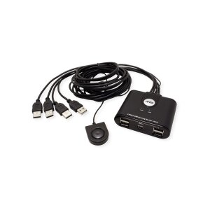 ATEN US424 USB 2.0-Peripheriegeräte-Switch mit 4 Ports