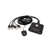 ATEN US424 USB 2.0-Peripheriegeräte-Switch mit 4 Ports
