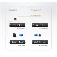 ATEN VE170R VGA Cat5 Audio/Video Extender, (Empfänger)
