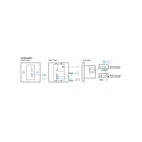 ATEN VE1901AEUT DisplayPort HDBaseT-Lite Sender mit Wandplatte PoH