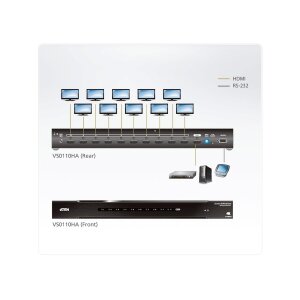 ATEN VS0110HA HDMI Splitter 4K 10 Ports