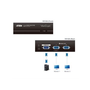 ATEN VS132A VGA Video-Splitter, 450MHz, 2fach
