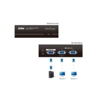 ATEN VS132A VGA Video-Splitter, 450MHz, 2fach