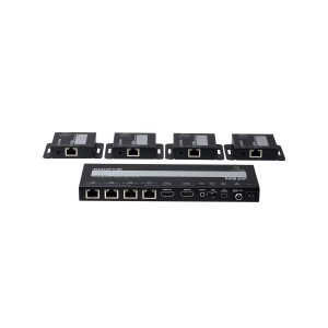ATEN VS1824KIT 4-Port 4K HDMI Cat6 Splitter mit 4 Empfänger