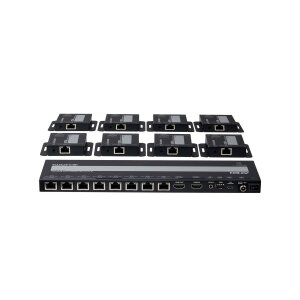 ATEN VS1828KIT 8-Port 4K HDMI Cat6 Splitter mit 8 Empfänger