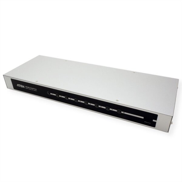 ATEN VS0801H HDMI-A/V-Switch mit 8 Ports und Infrarot-Fernbedienung