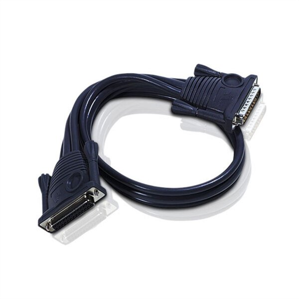 ATEN 2L-1703 Daisy Chain KVM Kabel, schwarz, 3 m