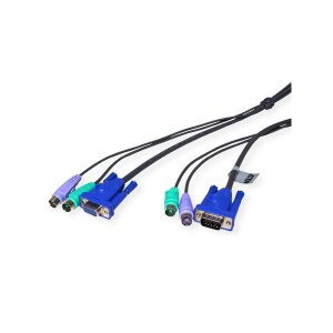ATEN 2L-5003P/C KVM PS/2 VGA Kabel, grau, 3 m