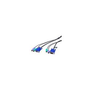 ATEN 2L-5003P/C KVM PS/2 VGA Kabel, grau, 3 m
