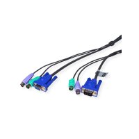 ATEN 2L-5003P/C KVM PS/2 VGA Kabel, grau, 3 m