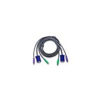 ATEN 2L-5003P/C KVM PS/2 VGA Kabel, grau, 3 m