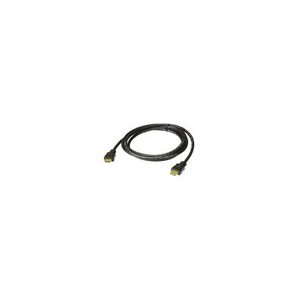 ATEN 2L-7D01H High Speed True 4K HDMI Kabel mit Ethernet, schwarz, 1 m