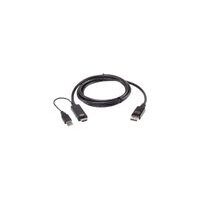 ATEN 2L-7D02HDP True 4K HDMI zu DP Kabel 1,8m, True 4K