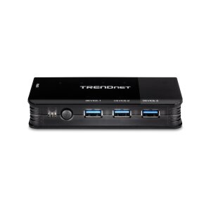 TRENDnet TK-U404 4-Port Sharing Switch 4 PC/1 User USB 3.1