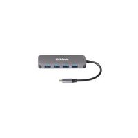 D-Link DUB-2340 USB-C auf 4-Port USB Hub mit Power Delivery