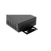 EXSYS EX-11214HMVS 4 Port USB 2.0 Metall HUB mit Netzteil 5V/2A Genesys Chipset