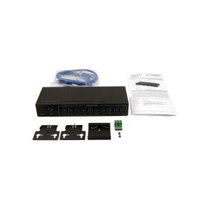 EXSYS EX-11220HMVS 10 Port USB 3.2 Gen 1 Metall HUB VIA VL811+ Chipset