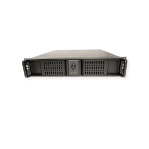 19" Servergehäuse 2U-2098-SL, 2HE, lang, schwarz