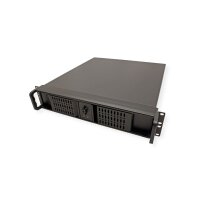19" Servergehäuse 2U-2098-SL, 2HE, lang, schwarz