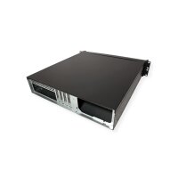19" Servergehäuse 2U-2098-SL, 2HE, lang, schwarz