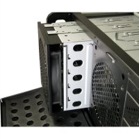 19" Servergehäuse 4U-4129L, 4HE, lange Version, schwarz