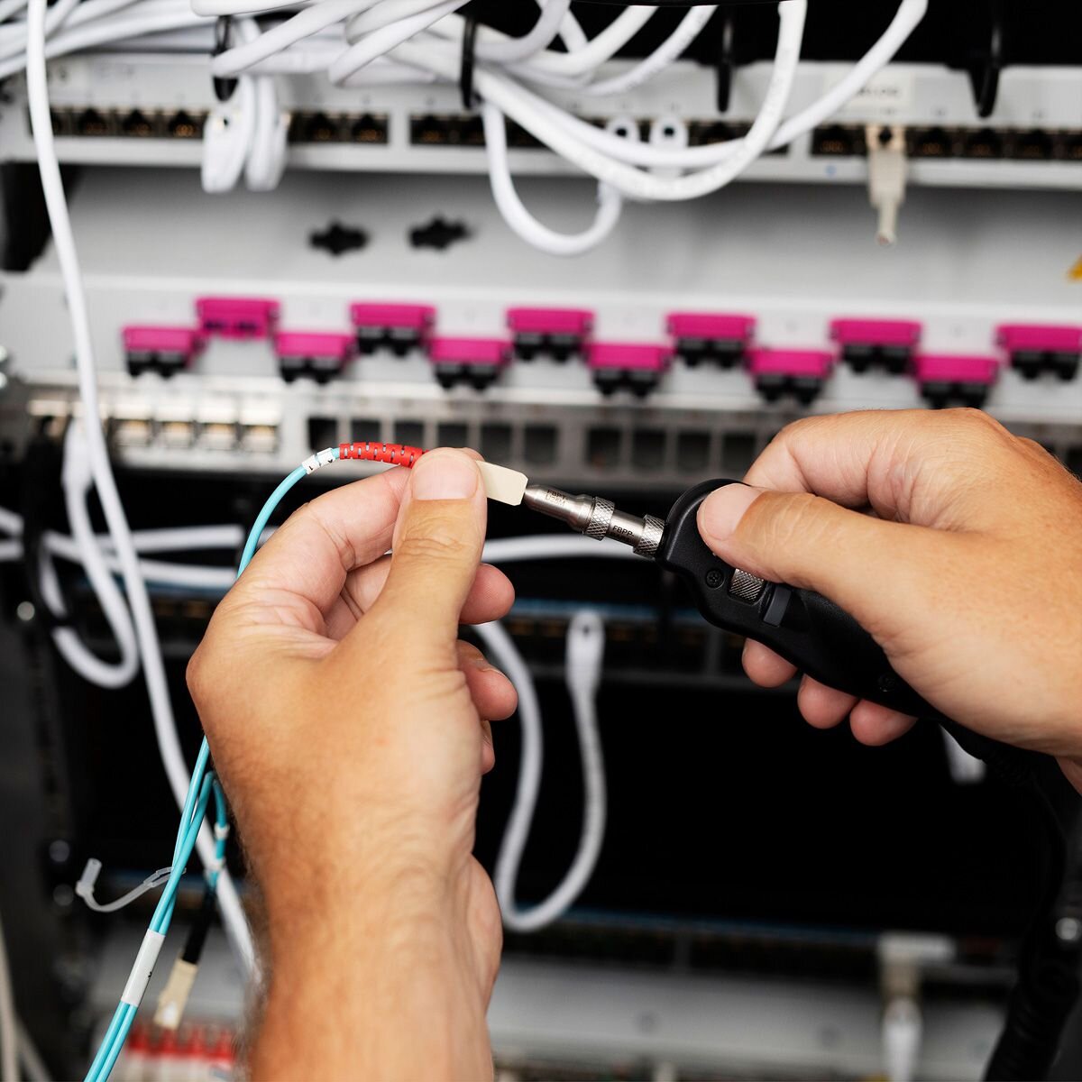 SOFTING Digitales Glasfaser-Prüfset USB, Digitales Mikr