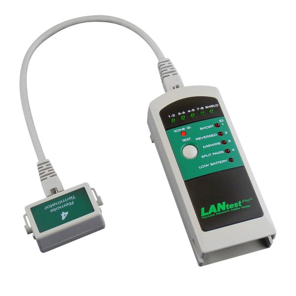 HOBBES LANtest Pro Kit Netzwerk-Kabeltester inkl. 4 Remote Units