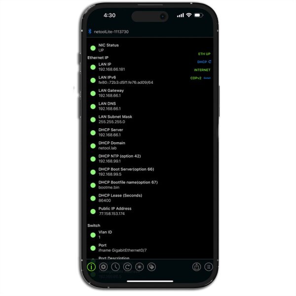 NetPeppers netool.io Lite, Smarter Netzwerktester
