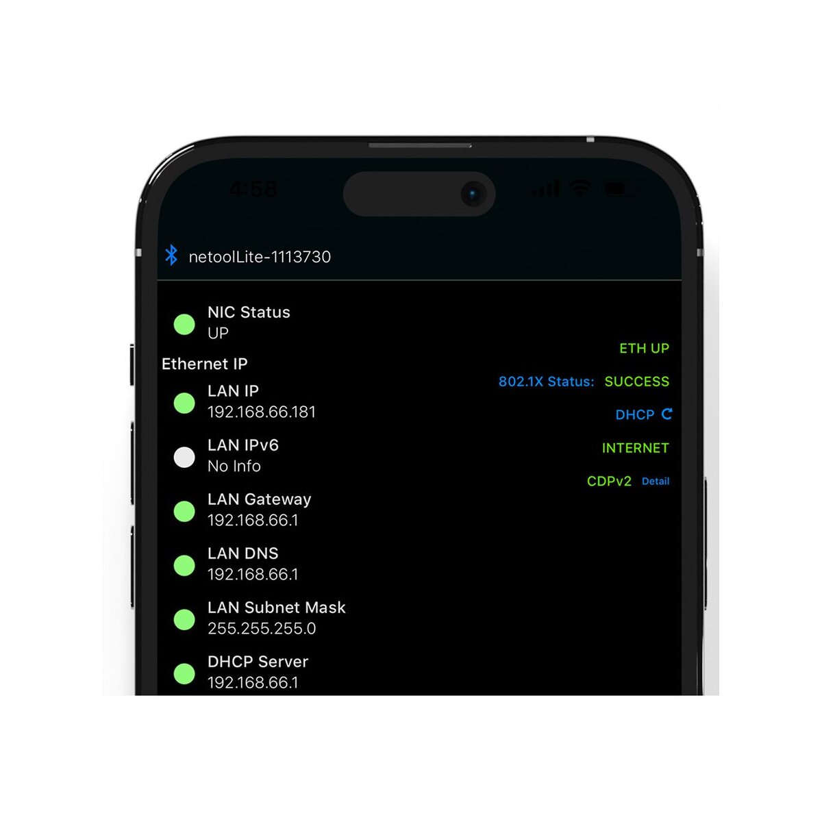 NetPeppers netool.io Pro2, Smarter Netzwerktester