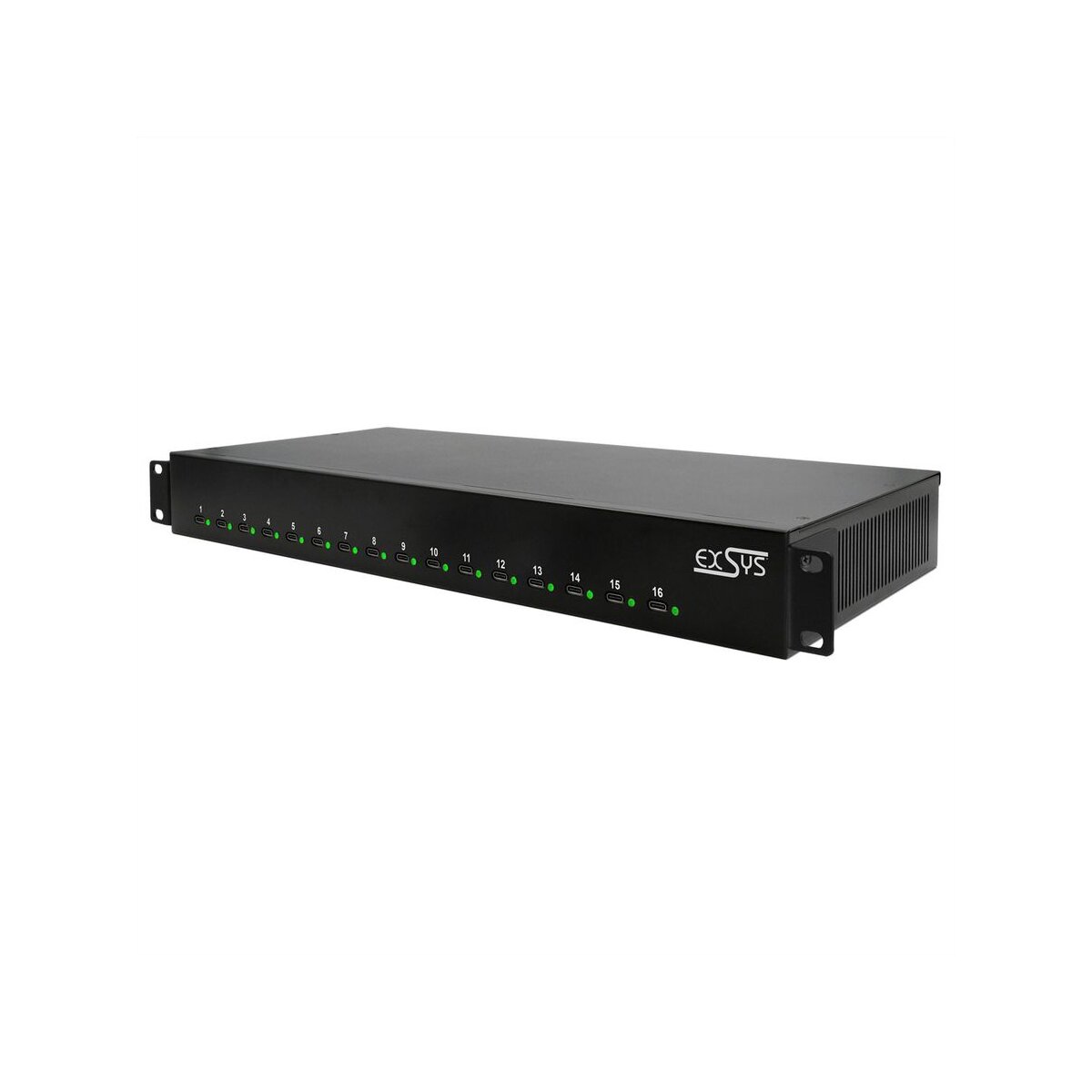 EXSYS EX-11017 16 Port USB-C Highpower Ladestation 1008W