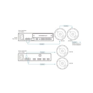 ATEN AS108 8 Zoll Coax Deckenlautsprecher