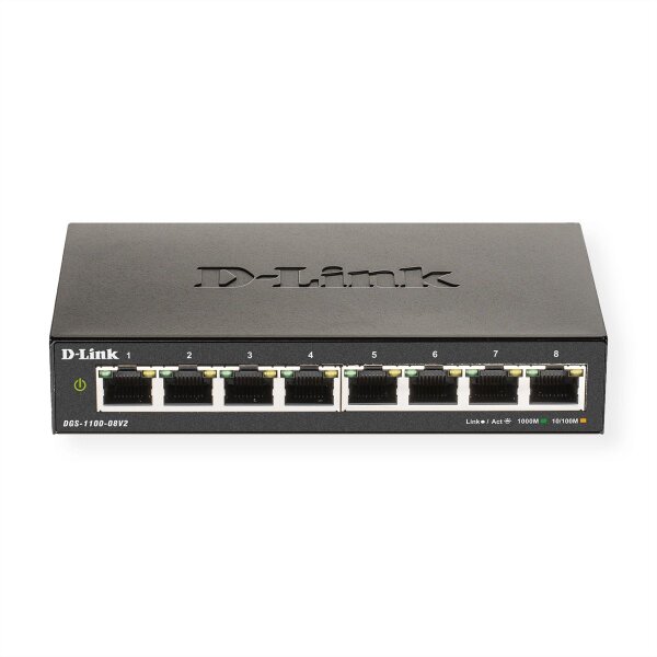D-LINK DGS-1100-08V2/E Gigabit Smart Managed Switch