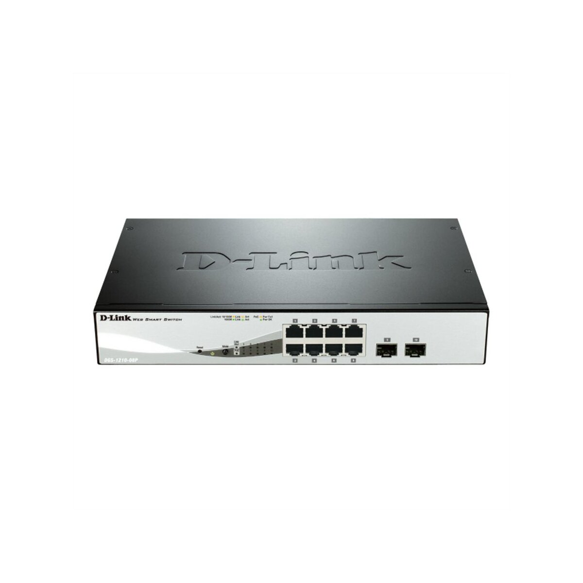 D-Link DGS-1210-08P 8-Port Web Smart Gigabit PoE Switch