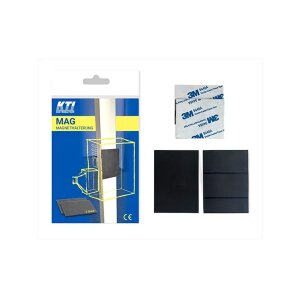 KTI MAG, Magnetplatte zur Befestigung kleiner Geräte, beidseitig gummiert