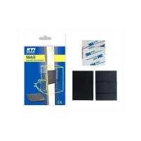 KTI MAG, Magnetplatte zur Befestigung kleiner Geräte, beidseitig gummiert