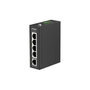 D-Link DIS-100E-05 5-Port Switch, Industrial Fast Ethernet Unmanaged