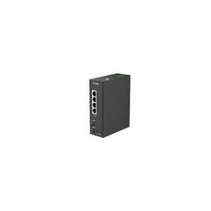 D-Link DIS-100G-06 6-Port Gigabit Switch Industrial Unmanaged, 4x Rj45, 2x SFP
