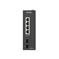 D-Link DIS-100G-06 6-Port Gigabit Switch Industrial Unmanaged, 4x Rj45, 2x SFP
