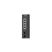 D-Link DIS-100G-06 6-Port Gigabit Switch Industrial Unmanaged, 4x Rj45, 2x SFP