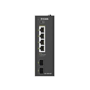 D-Link DIS-100G-06P 6Port Gigabit Switch Industrial PoE 4x Rj45 + 2x SFP