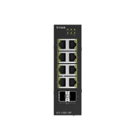 D-Link DIS-100G-10P 10-Port Switch PoE+ Industrial Gigabit 2x 2,5G SFP+