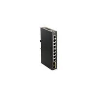 D-Link DIS-100G-10S Gigabit Switch Industrial 8Port RJ45 2x 100/1000M SFP