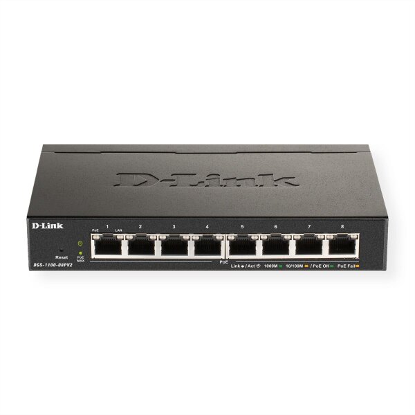 D-LINK DGS-1100-08PV2 Gigabit Smart Managed Switch