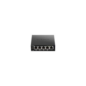 D-Link DGS-1005P/E 5-Port PoE+ Switch Gigabit, 4 PoE+ Ports, 60W
