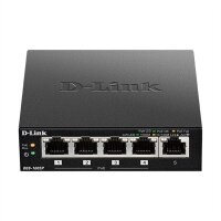 D-Link DGS-1005P/E 5-Port PoE+ Switch Gigabit, 4 PoE+ Ports, 60W