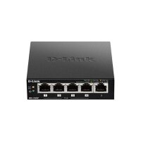 D-Link DGS-1005P/E 5-Port PoE+ Switch Gigabit, 4 PoE+ Ports, 60W